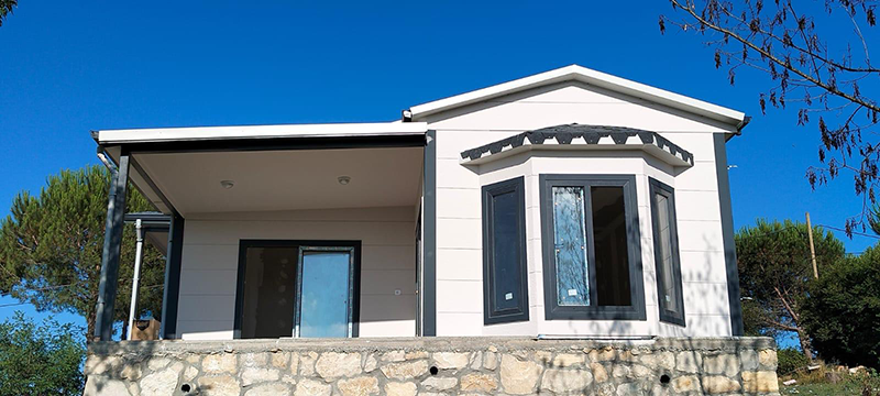 Prefabrik, prefabrik yapı, prefabrik ev, tek katlı prefabrik yapı, tek katlı prefabrik ev